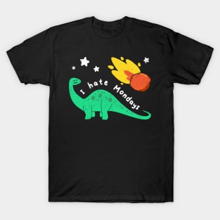 Funny Dinosaur Joke, Funny Monday Humor, Work T-Shirt